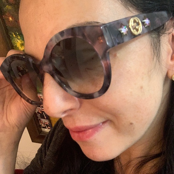 OnHold⛔️Authentic GUCCI 51 Tortoise Crystal Acetat - Picture 7 of 8